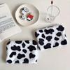 Korean-Style Cow Plush Coin Purse Wallet