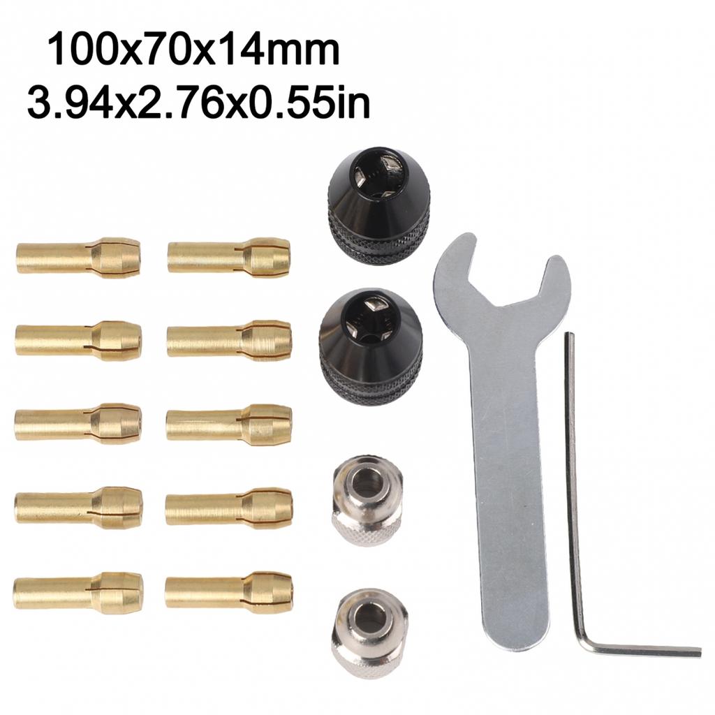 Easy Change Keyless Chuck for Rotary Tools Adapter for Various Attachments