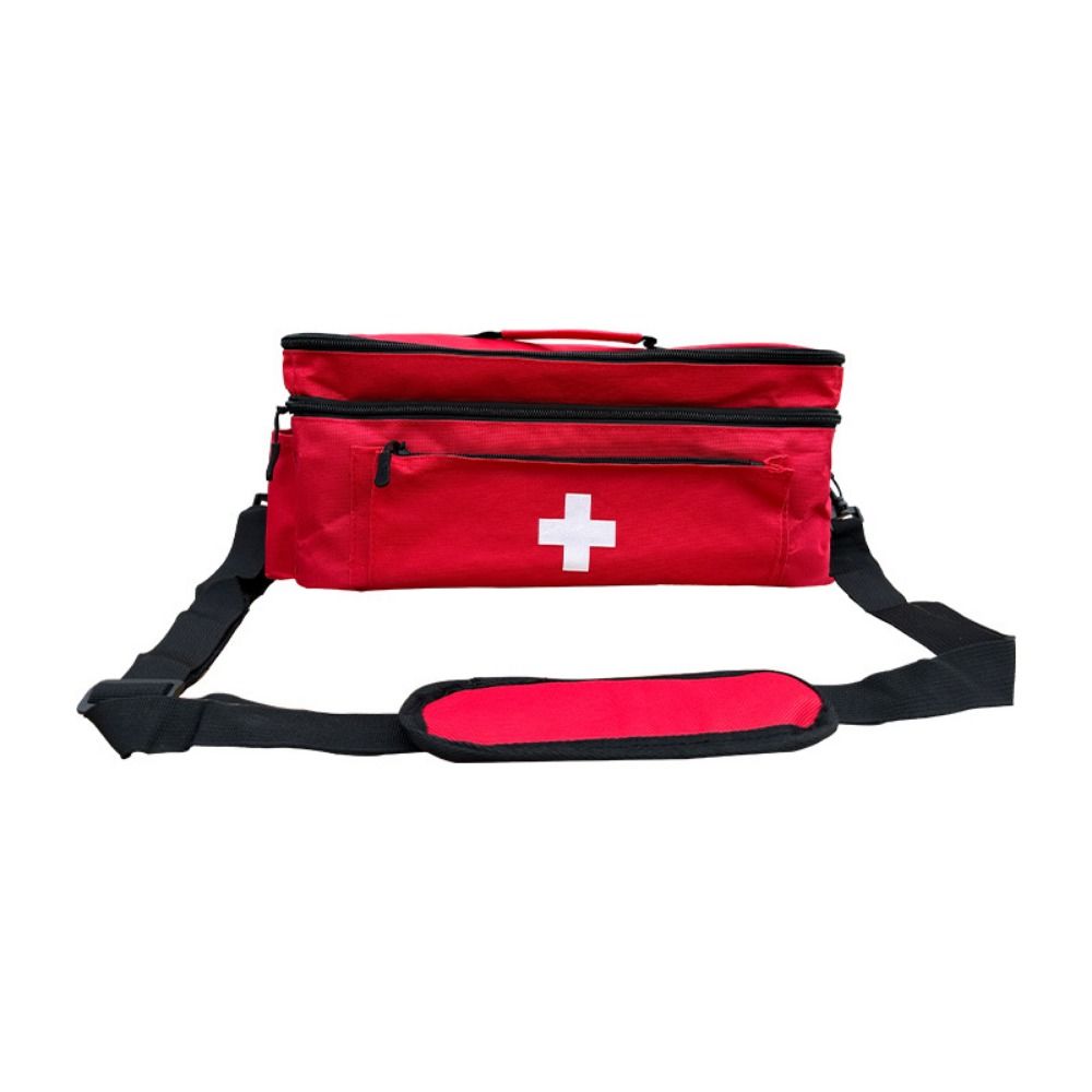 Multi-functional Portable Medicine Bag Double Zipper Travel Medication Case  Camping