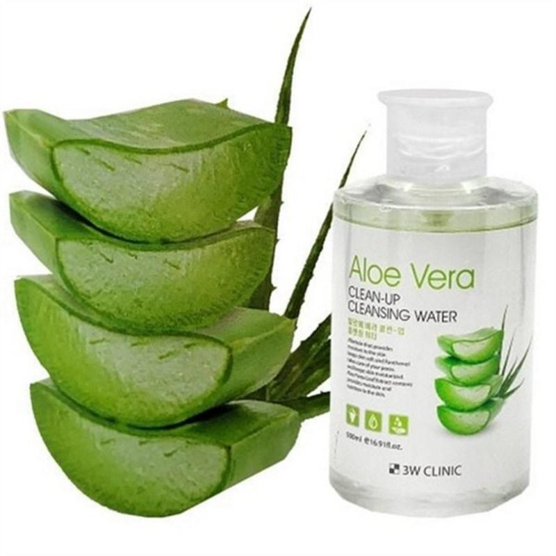 Aloe Facial Cleanser Makeup Cleansing 500ml Aloe Vera Facial Cleanser Large Size Remover, 1 pcs, 500g