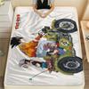 Son Goku Anime Print Flannel Blanket, Warm for Sofa Bed Chair Picnic Travel, Bedroom Decorative Throw -HE27