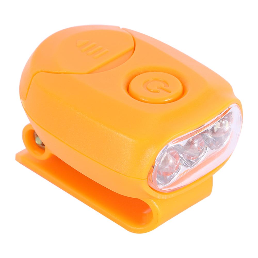 Hands Free 3 LED Rotatable 90 Degree Headlamp Clip-On Caplight Hat Lamp Clip-on Cap Lamp