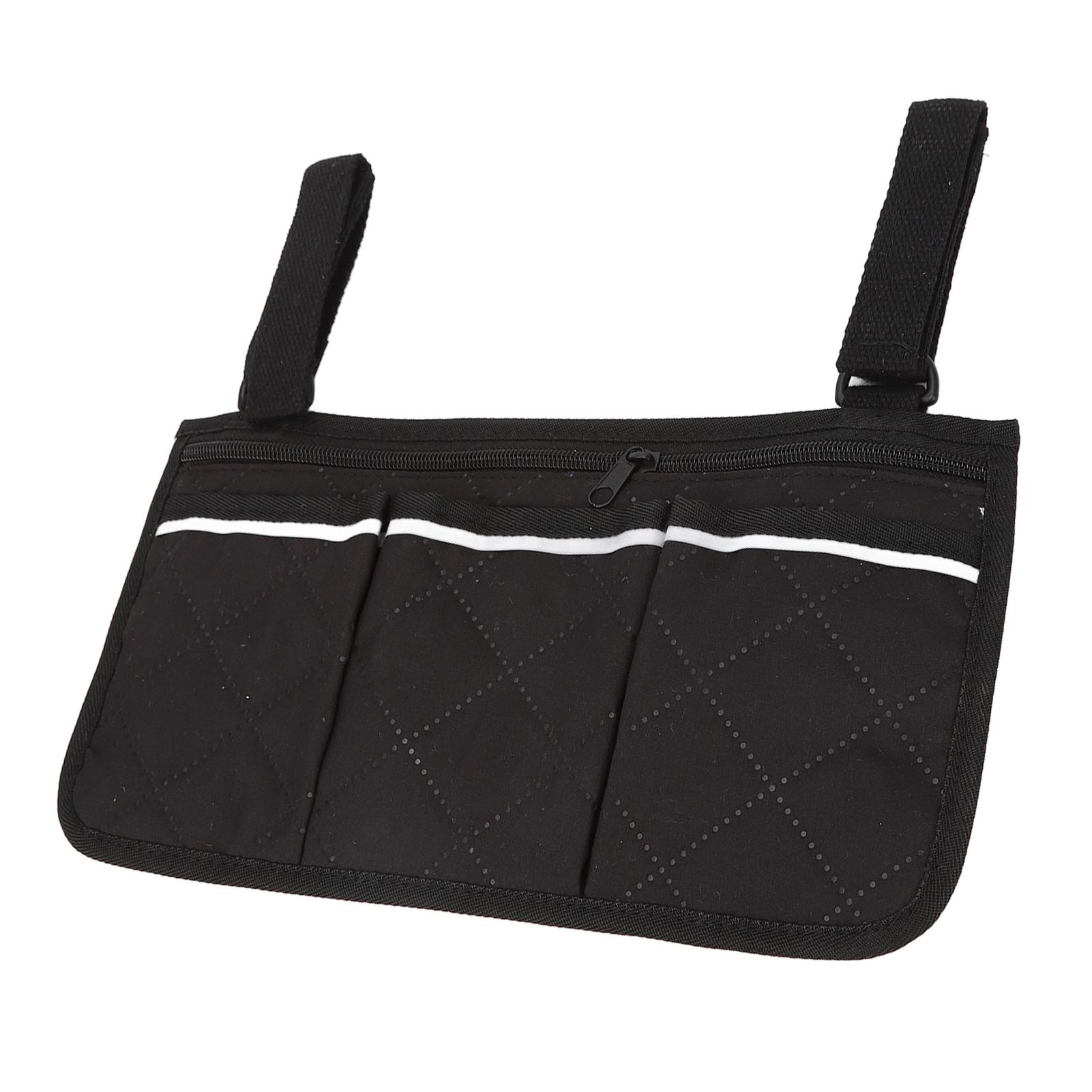 

Сумка для инвалидной коляски подвесного типа водонепроницаемая холщовая система с пряжками боковой карман для хранения для