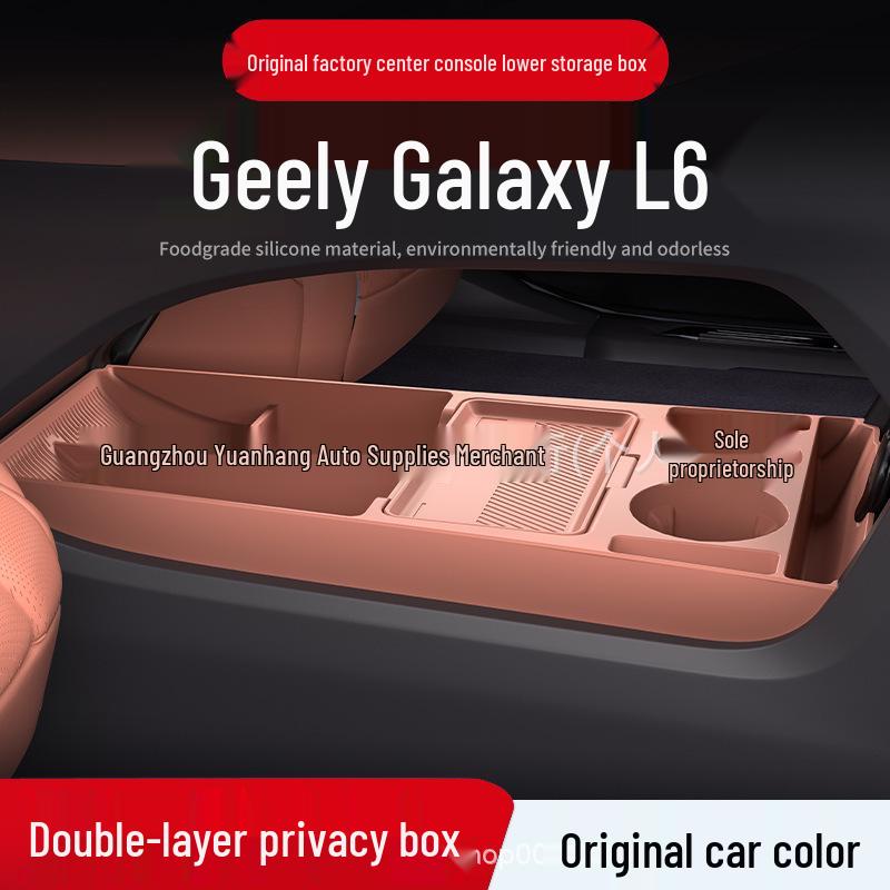 Geely Galaxy L6 Center Console Storage Box & Glasses Holder for 25 Models