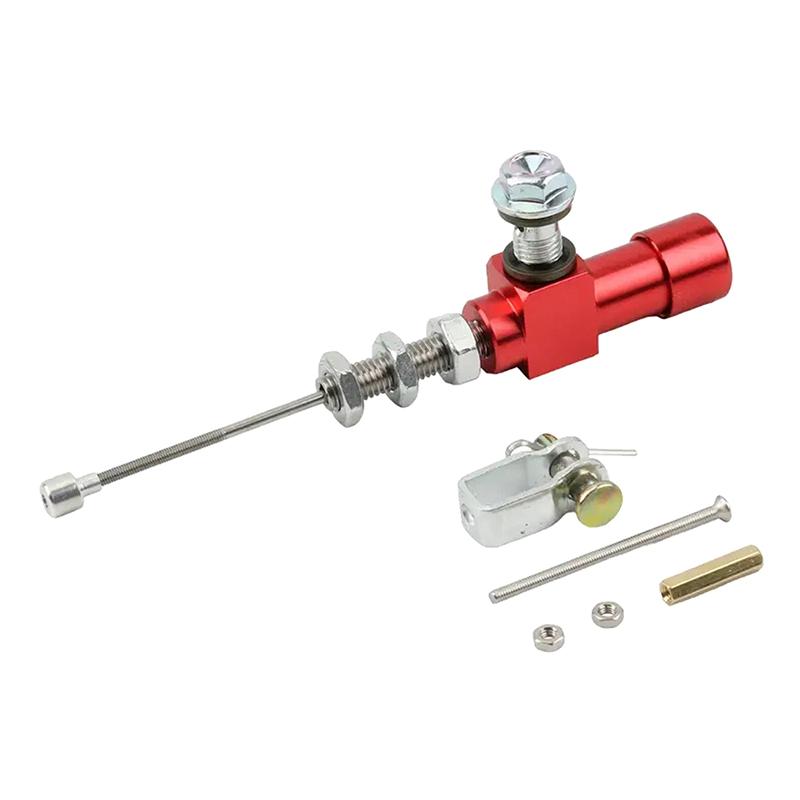 1 Set Short Hydraulic Clutch Brake Master Cylinder System Universal Transfer Pump Motorcycle Hydraulic Clutches красный