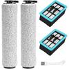 For Bissell For Crosswave Brush Rolls and Filters, Replacement Parts for CrossWave HF2/3845N/3831 Series Vacuum Cleaner, 2 Pack Brush Rollers &
