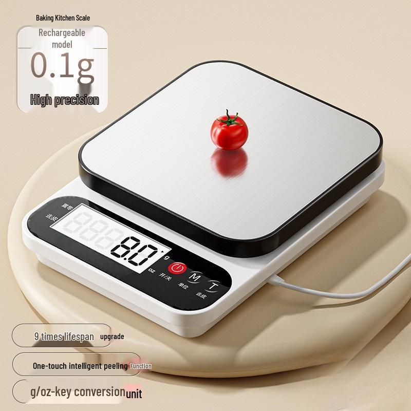 Compact Kitchen Digital Gram Scale for Precise Baking and Food Weighing