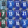 Retro-Trikot Fußballtrikot klassisch nostalgisch Italien Japan Argentinien AC Frankreich Nationalmannschaftstrikot Langarm Sportbekleidung