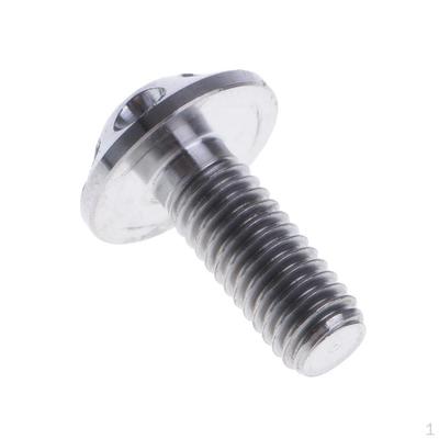 Car License Plate Fixing Screw, M6 X 15