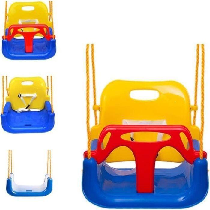 Balançoire 3 en 1 - AST - Siège Amovible - Anti Renversement - Pour Enfants 6 mois à 3 ans