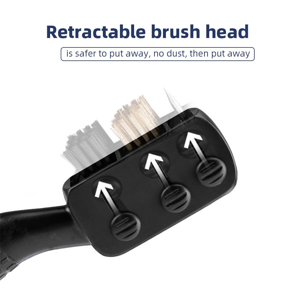 Einziebares Mehrzweck-Golfschläger-Reinigungswerkzeug Golfschlägerbürste Golfschläger-Reinigungskit Mit Golf-Rillen-Schärfwerkzeug