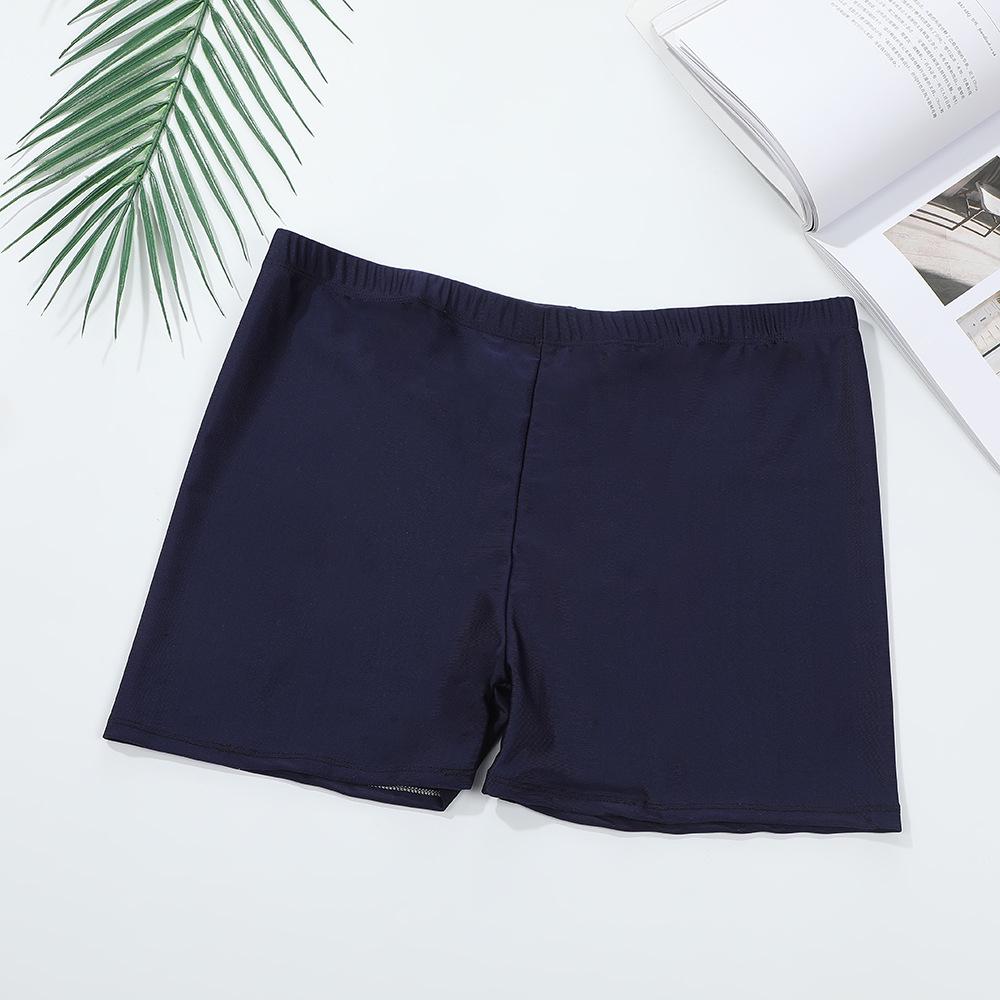 

Мужские плавки с высокой эластичностью и квадратными штанинами: Однотонные, Свободные, Дышащие, Пляжные брюки с защитой от солнца 2XL (40-50 kg) синий