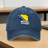 Bosnia And Herzegovina Flag Casual Baseball Cap Summer Trucker Hat Hot Sale Gym Snapback Cap Unisex Fitted Retro Baseball Caps