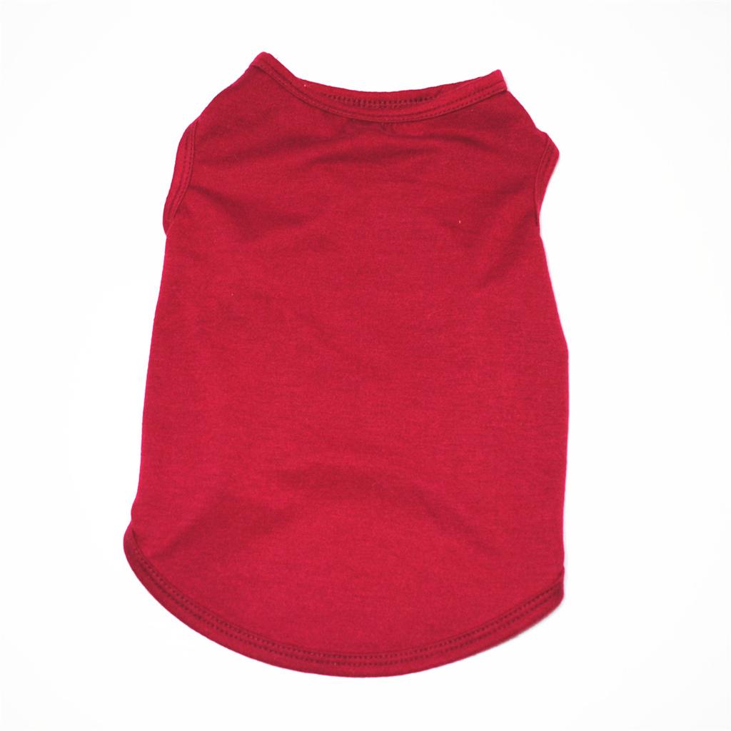 Pet Supplies  Solid Color Dog Vest  Thin Pet Clothes