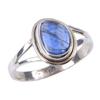 Natural Kyanite Gemstone Handmade 925 Solid Sterling Silver Ring Size 10 O4r30