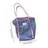 Women Shoulder Bag Checkered Pattern Casual Shopping for Work Outdoor Spring