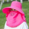 Sun Protection Widebrim Hat For Women With Breathable Cotton Polyester Fabric Summer Sunshade Cap For Gardening And Cycling
