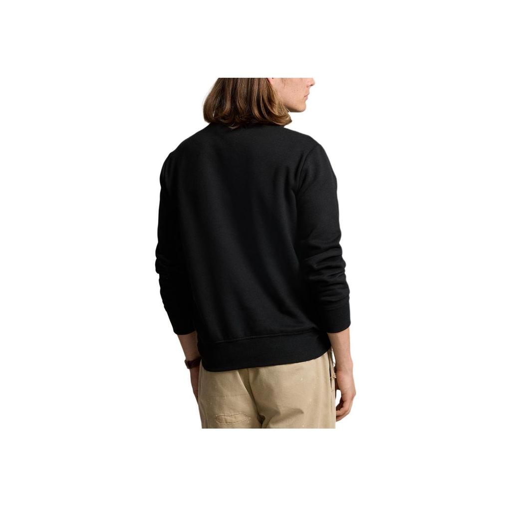 Polo Ralph Lauren Solid Color Long Sleeve Mock Neck Sweatshirt Men sweatshirt Black MNPOKNI16821701-001