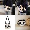 Cute And Fun Panda-themed Canvas Sling Bag For Children And Adults Stylish And Practical