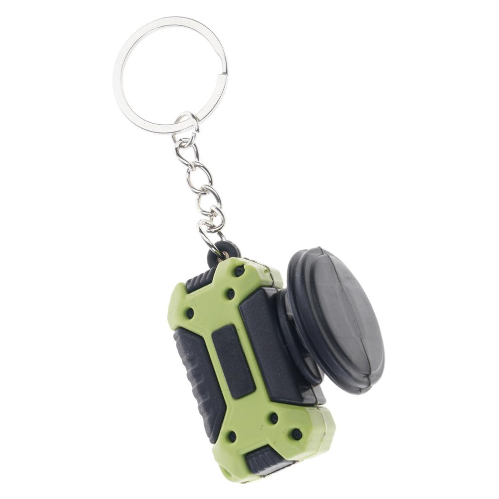 Creative Double Function Mini Grinder Keychain Constructed From Sturdy Soft Rubber Enhancing Aesthetics For Quality Concerned Individuals