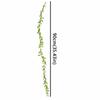 10pcs Plastic Artificial Willow Vine Realistic Green Leaves Simulated Weeping Willow Real Touch Handmade Fake Plant Garden Party