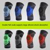 OLIKEI Silicone Sports Knee Pads Anti-Collision Compression Knee Sleeves Spring Support Knee Brace for Fitness Basketball Volleyball Cycling