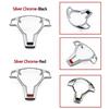 Car Steering Wheel Chrome Trim Cover For Mercedes Benz AMG C E GLK GLA CLA Class W176 W204 W212 W156 W218 A09946400139107