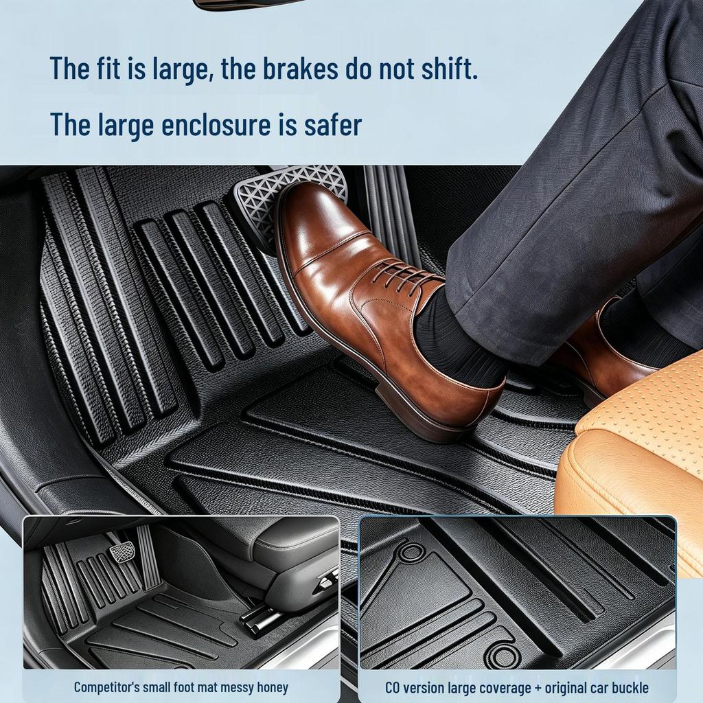 TPE Foot Mats for Changan CS75 Plus, CS35, CS55, Ruicheng Yidong, UNIT, UNIV, UNIZ, UNIK