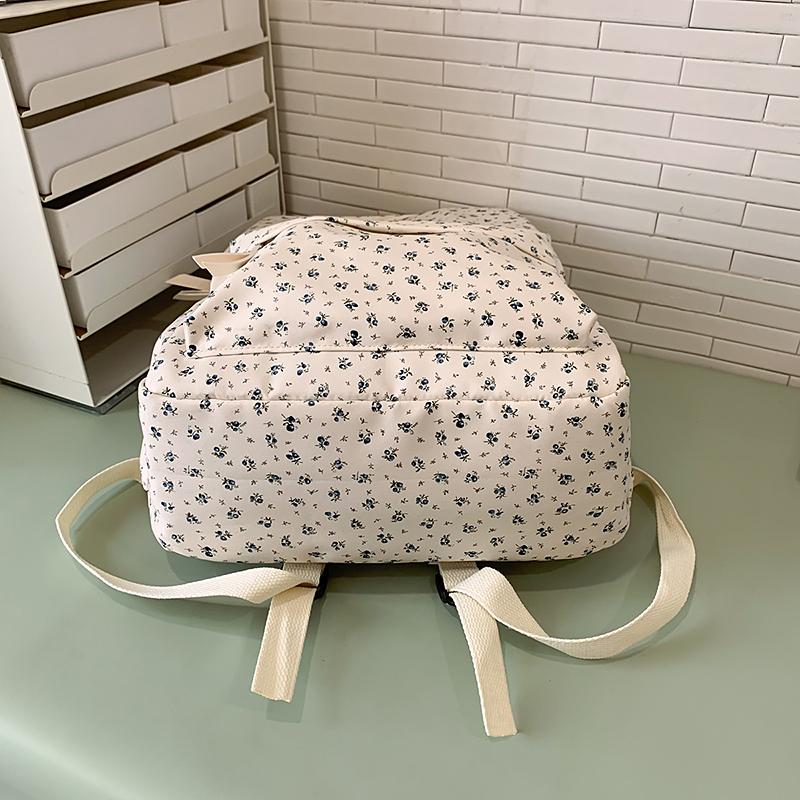 College-Stil Studenten-Schultasche Mädchen Rucksack mit Blumendruck