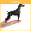 Kids Pvc Doberman Dog Figure For Playroom Decor And Farm Animal Collection