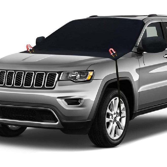 Magnetic For Jeep Cherokee Car Front Windshield UV Heats Block Sun Shade Cover