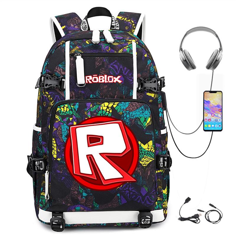 Hot Selling Game-Themed Outdoor Travel Bag Large Capacity with USB Hiking Backpack