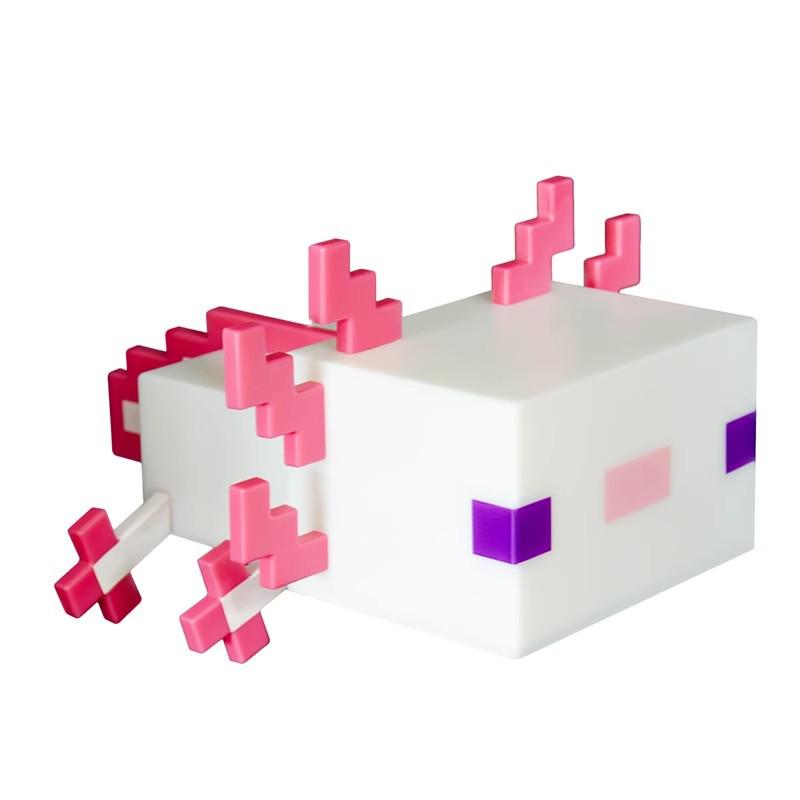 Minecraft Pixel Salamander Night Light - Illuminated Toy Lamp Model