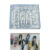 Reusable Nail Charm Silicone Mold For Chinese Emboss 3D Nail Art Creations And Creative Nail Embellishments