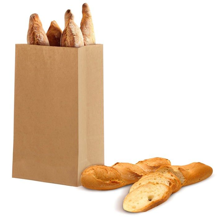 Sac kraft - weifeng - 100 pièces - 11x6x20cm - 70 g/m2 - sac cadeau polyvalent