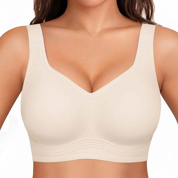 Reggiseno in Gel da Donna Taglie Forti Morbido Senza Ferretto Raccoglitore Supporto Completo Copertura Anziani