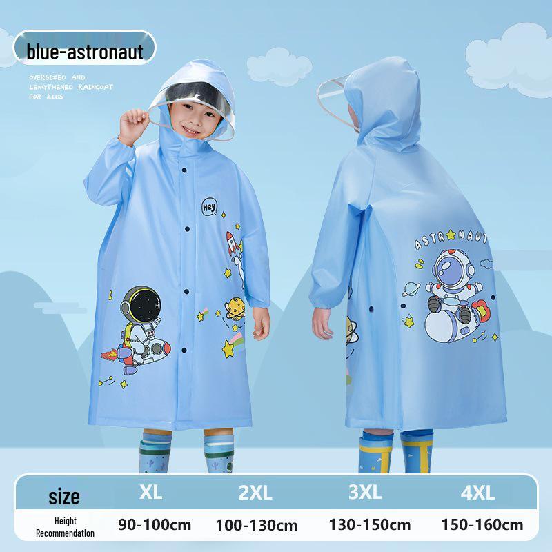 Children s Japanese Kindergarten Raincoat for Backpack Space XL