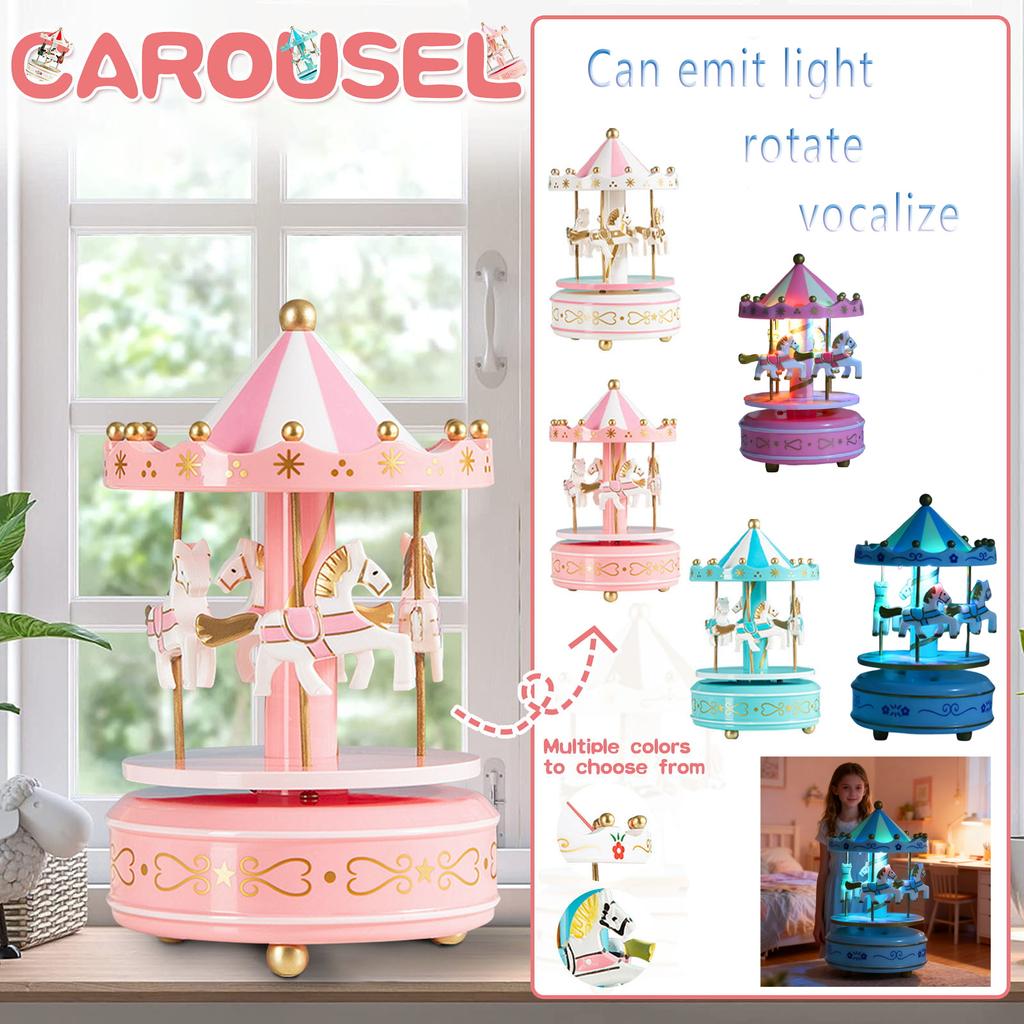 Cake Decoration, Carousel, Christmas Music Box, Music Box, Music Box, Birthday Gift For Girls