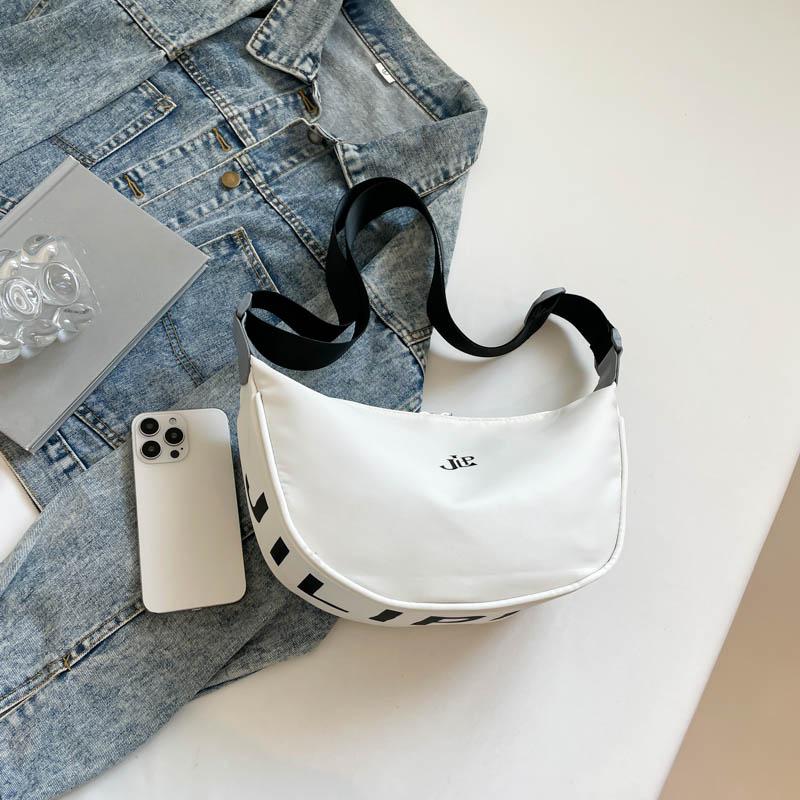 Lässige Nylon Hobo Umhängetasche für Damen Designer Schultertaschen Grün Kleine Kapazität Tote Lady Reise Shopper Tasche Damen Geldbörsen 2025