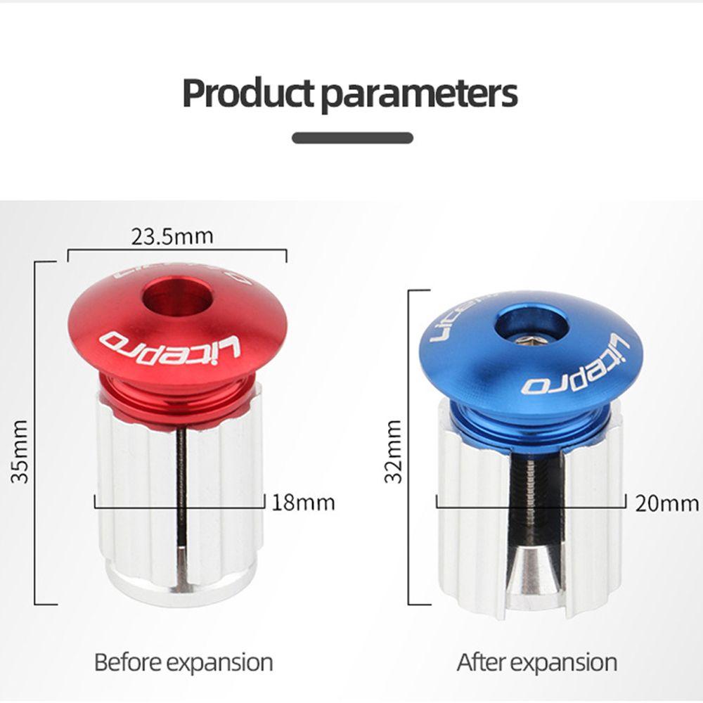 Zinc Zinc Alloy Grips Plugs Expansion Handlebar End Caps Bike Bar Ends Plugs Handle Grips Plugs Bicycle Grip