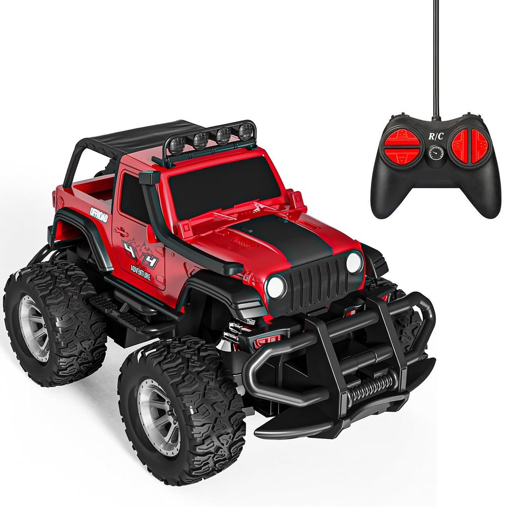 Toy Remote Control Car Rc Off-Road Monster Truck For Adults Or Ages 6+ Kids All Terrain Climbing Vehicle Gifts For Boys