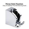 Shower Head Holder No Drilling Required Strong Adhesive Shower Stand Wall Mount with Hooks for Bathroom Accessories