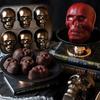 6 Grids Skull Baking Cake Mold Metal Baking Pan Durable Halloween Skull Cake Pan  Birthday Party