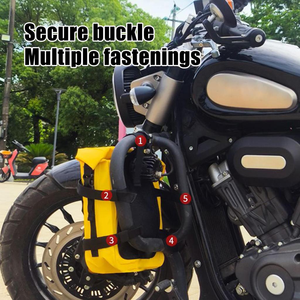 Motorcycle Crash Bar Bags Waterproof Riding Backpack Saddle Bag For Long Distance Touring Daily Commuting Outdoor Adventure Road