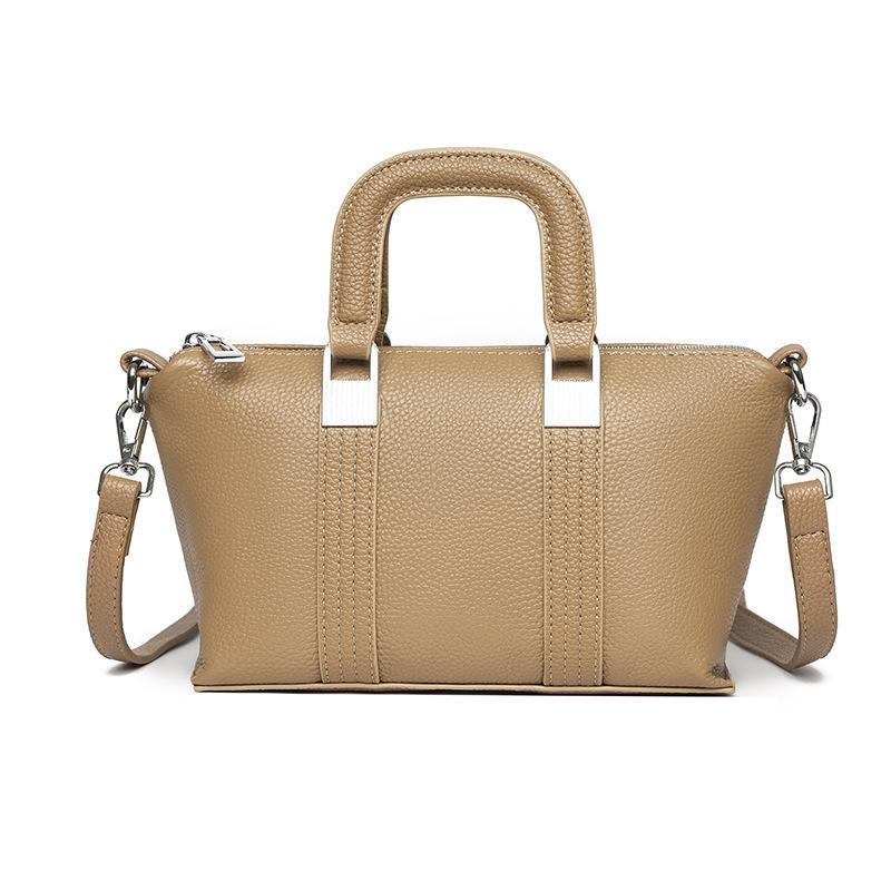 

Ретро простая сумка через плечо женская сумка 2025 новая модная однотонная сумка-мессенджер для通勤 one size fits all хаки