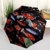 1 PC Automatic Folding Umbrella - Naruto Pattern Portable Foldable Design With 8 Ribs Christmas Birthday Gifts