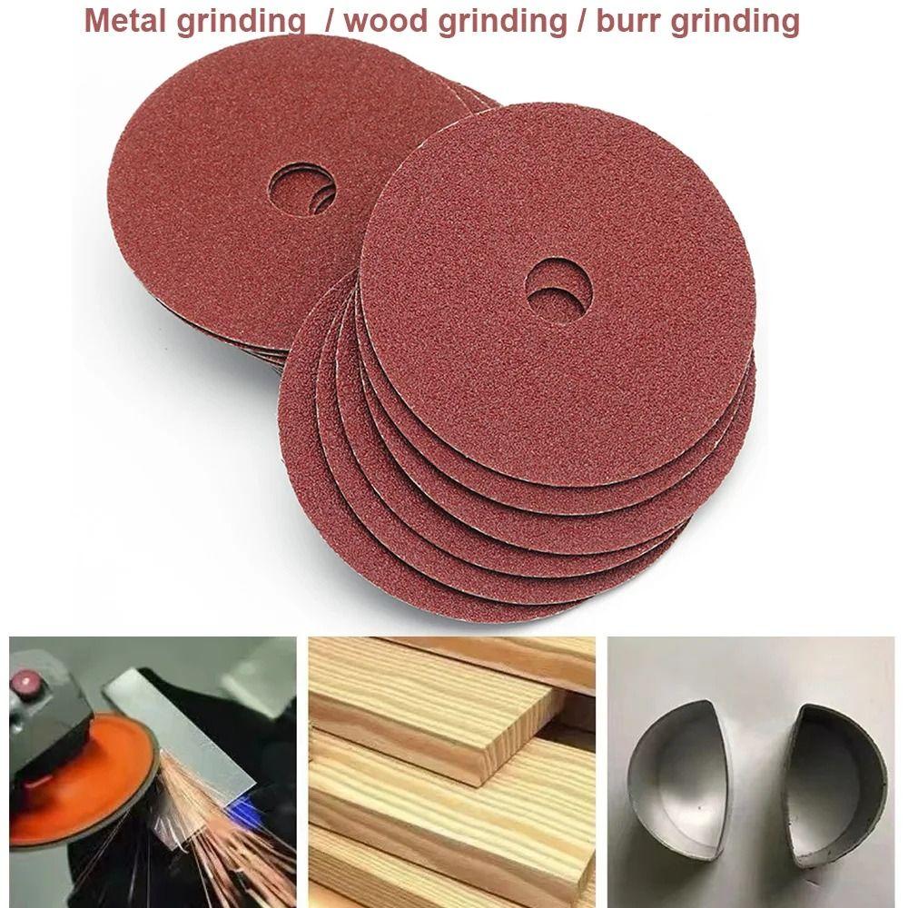 50 Pcs Grinding Sanding Disc 4Inch Round Abrasive Paper Diameter 100mm Sandpaper Abrasive Hardware