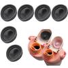 6 Pack Silicone Replacement Stopper For Owala Sway 30oz 40oz Compatible Models, Leak-Proof Lid Seal, Gray Cyan Pink