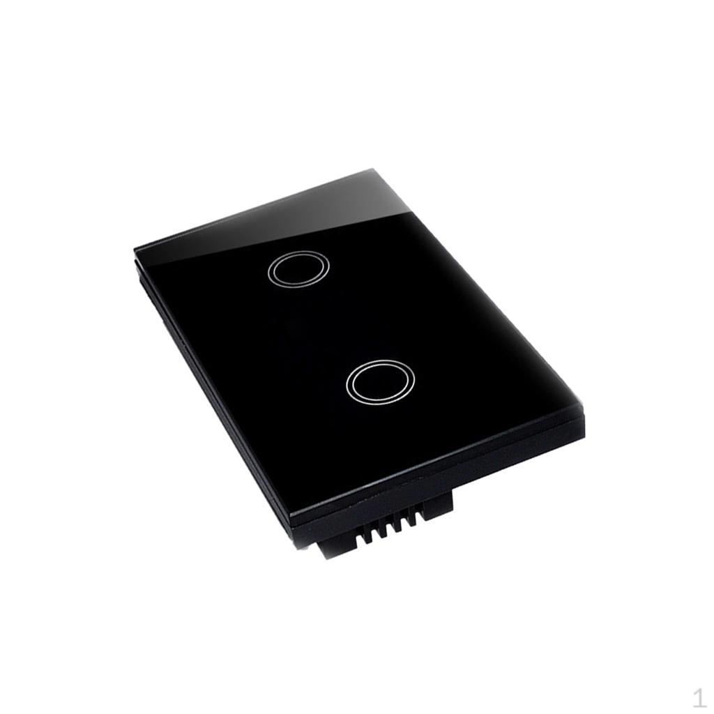 1/2/3 Gang Kristalglas Dimmer Touchschakelaar