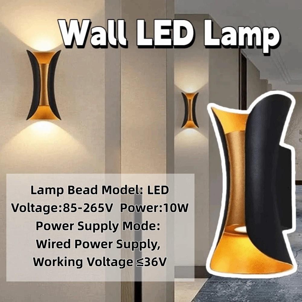 Wireless LED Wall Lamp Up Down Light Bedside Lamp Minimalist Wall Sconce Lamp  Bedroom Lighting